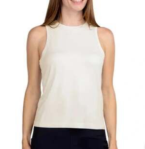 Spyder Active Women's Cream Tan Seamless Tank Top Size XL X-Large